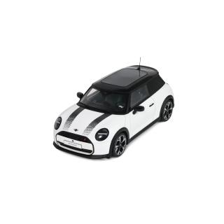 MINI COOPER S NANUQ WHITE (METALLIC) 2025 OttO mobile 1:18 Resinemodell (Türen, Motorhaube... nicht zu öffnen!)